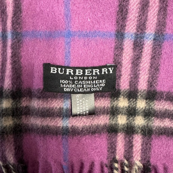 Burberry Scarf 100% Cashmere - Picture 2 of 4